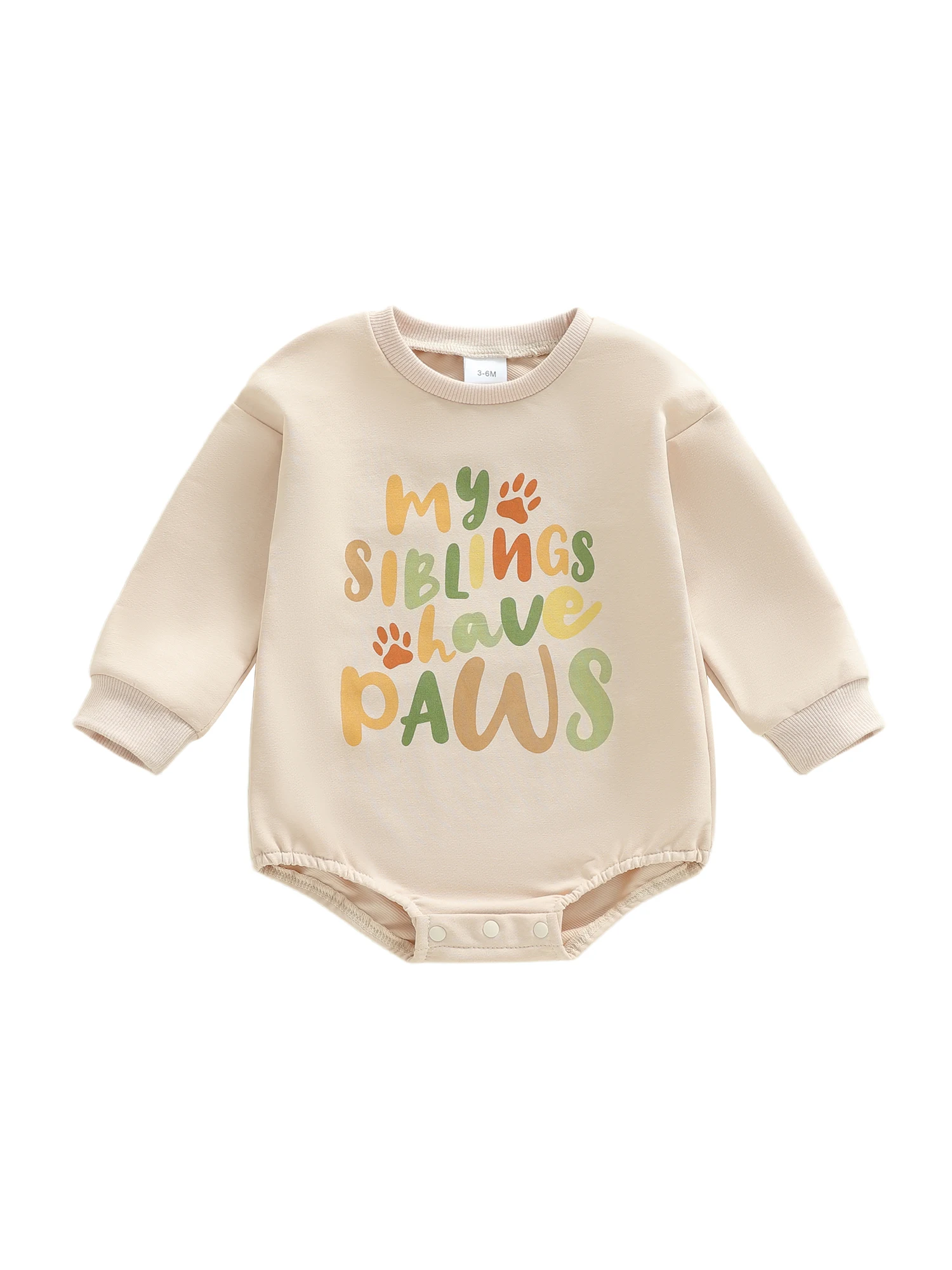 

Infant Unisex Hooded Romper with Cute Animal Print Cozy Long Sleeve Jumpsuit for Baby Boys and Girls Warm Winter Outfit for