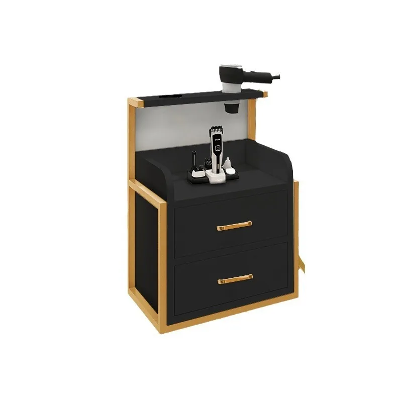 Hair salon hair cutting cabinet tool cart beauty salon storage with drawer tool table