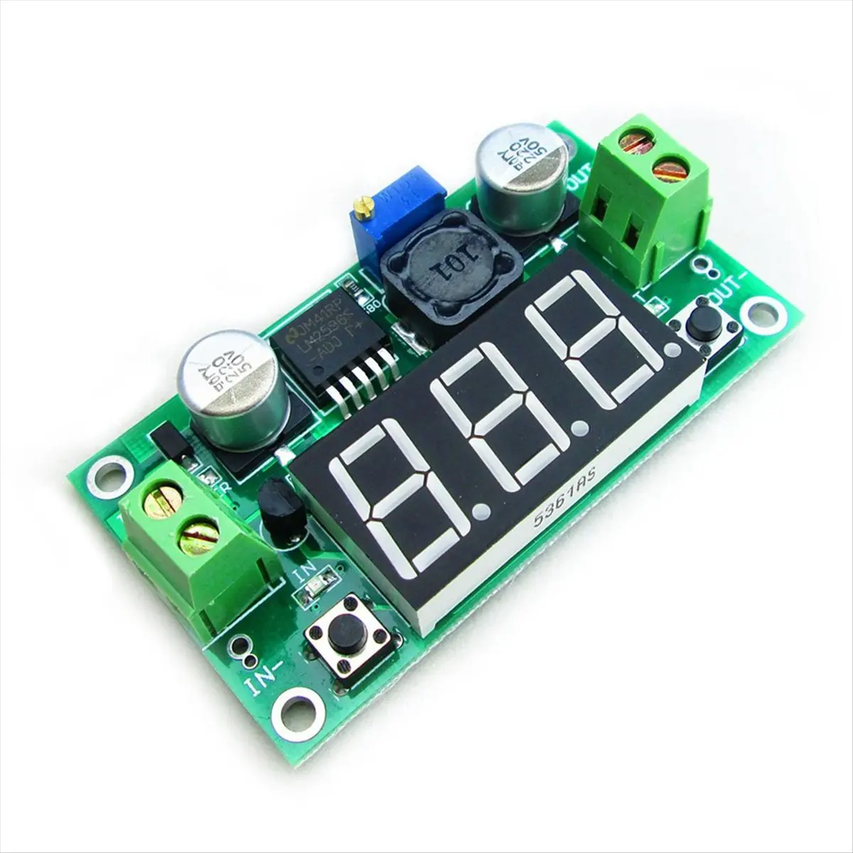 【Power Supply】 2Pcs Adjustable DC-DC Step-Down Power Supply Regulator Module 4.0-40V to 1.25-37V 3A Voltage Regulator