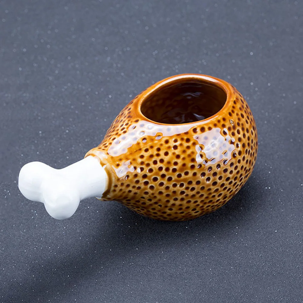 

Drumstick Shape Wine Cup Premium Ceramic Material Fine Workmanship Bar Personalized Cup for Holiday Parties Multi-Purpose