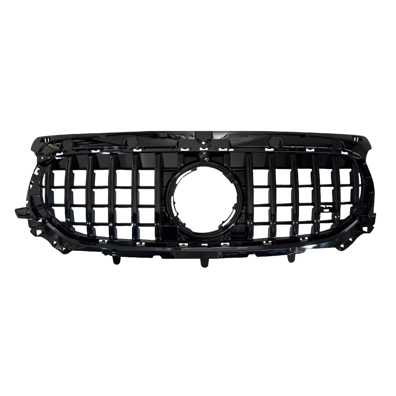 Front GT Style Grille Racing Grill Bumper Hood w/ Camera Hole For Mercedes Benz H247 2024-2025