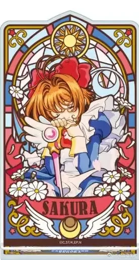 Card Captor Sakura Anime Acrylic Stand Kinomoto Sakura Tomoyo Daidouji Desktop Display Room Decoration Accessories Collection