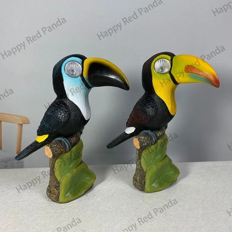 American creative toucan ornament simulation handmade small animal living room TV cabinet home decoration