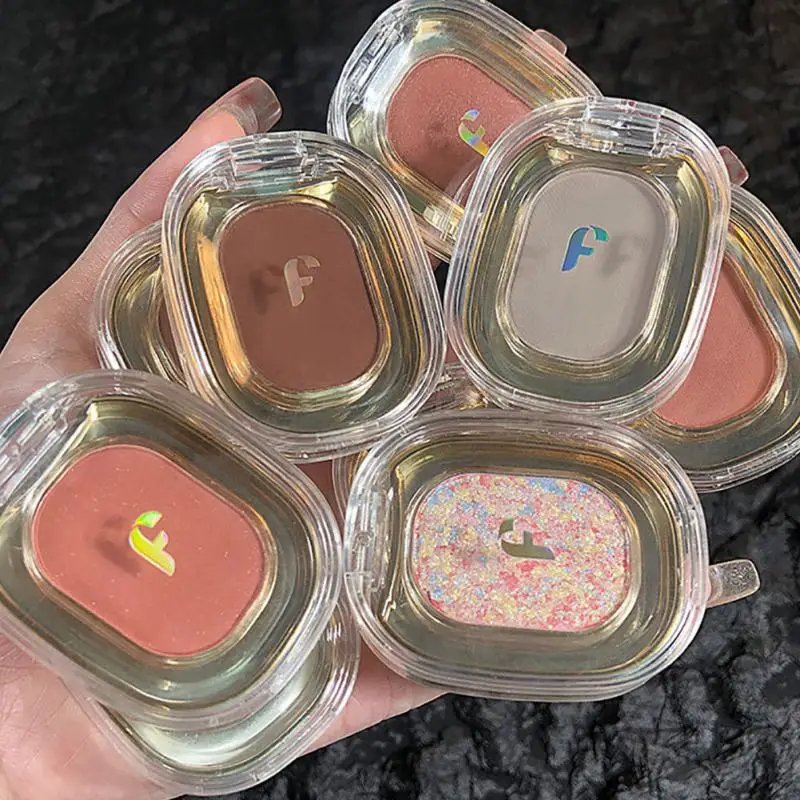 Smooth Glitter Eyeshadow Low Saturation 9 Colors Eye Cosmetics Monochrome Eyeshadow Matte Eye Shadow Gentle And Clear Waterproof