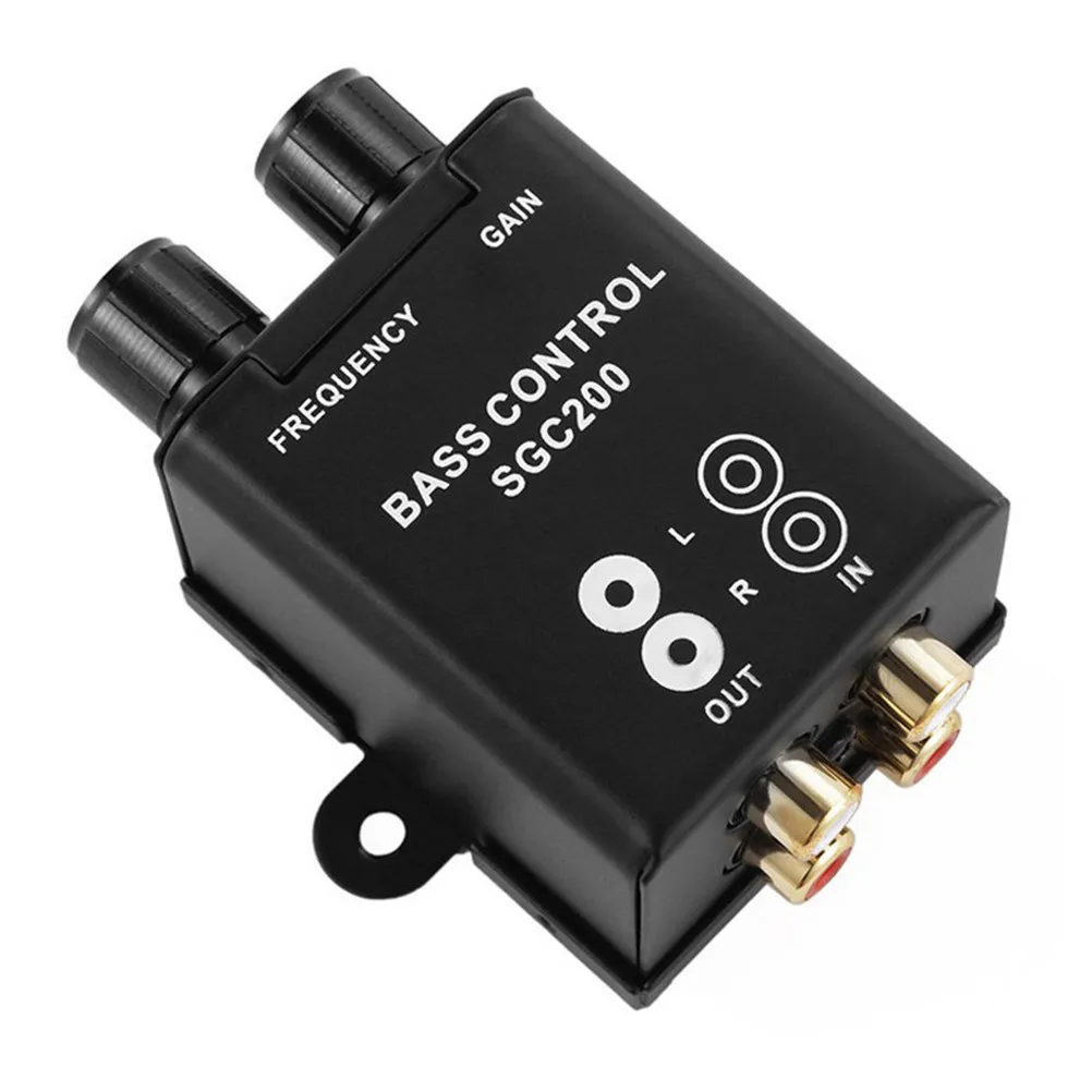 

1Pcs Car Remote Level Control Audio Volume Gain Knob for Amplifier Speaker Subwoofer Stereo System Elegant Metal Casing Stable