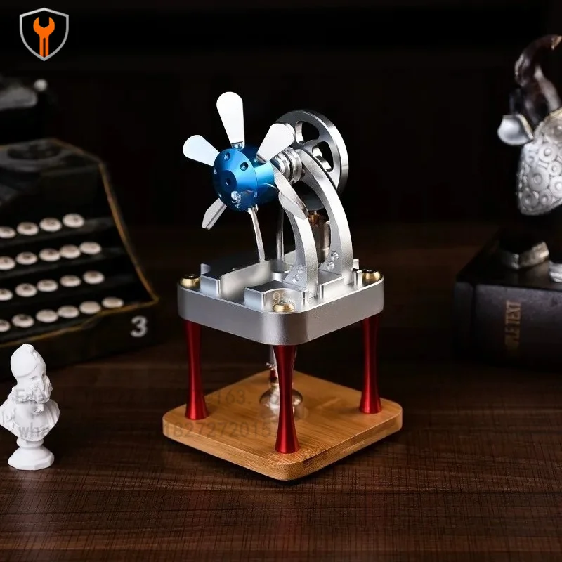 Stirling Engine Metal Power Cylinder with Water Cooling System, Science Education Demonstration Model