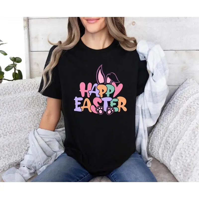 

Happy Easter T Shirt Bunny Matching