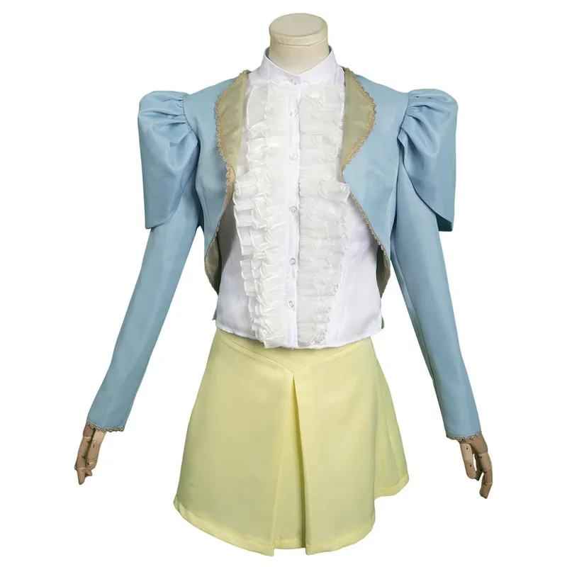 Poor Things Belle Baxter Cosplay Fantasia Costume Disguise Adult Women Skirt Coat Fantasy Outfits Female Halloween Carnival Suit