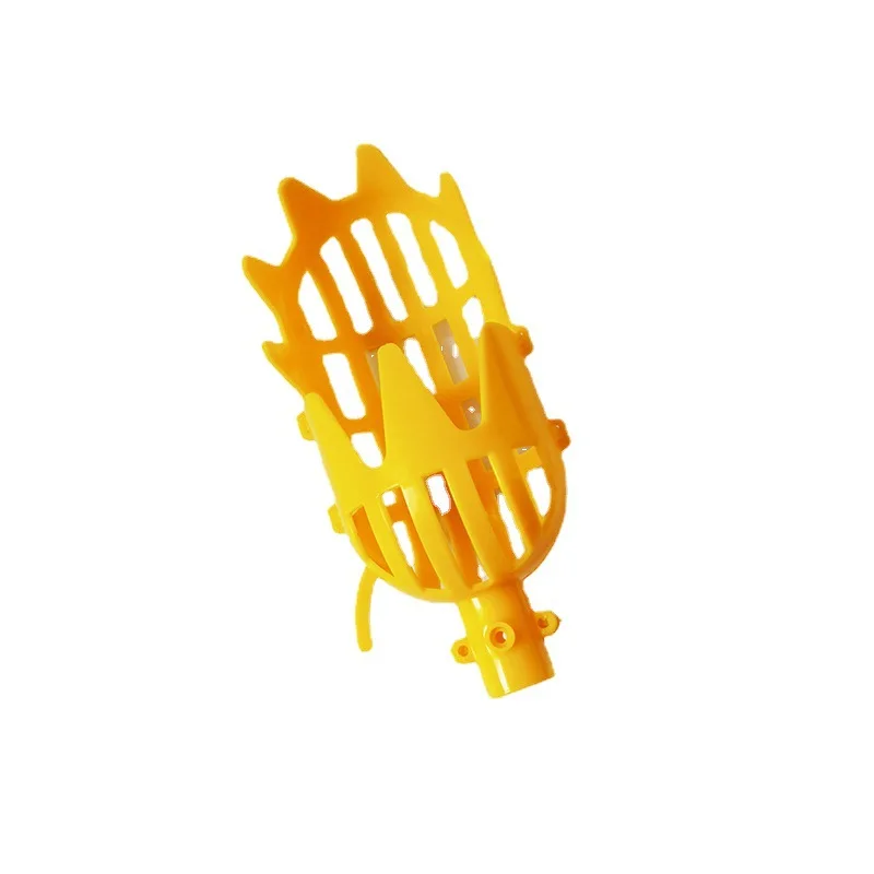 

Extendable Fruit Picker 2.3ft/0.7m Aluminum Pole With Plastic Basket - Professional Harvesting Tool For Oranges, Cherries