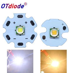 10 pz 10W LED XML T6 5050 Chip freddo caldo bianco 3 v3.6v diodi su 12mm 14mm 16 mm20mm lampada torce parti fai da te per bicicletta accessorio