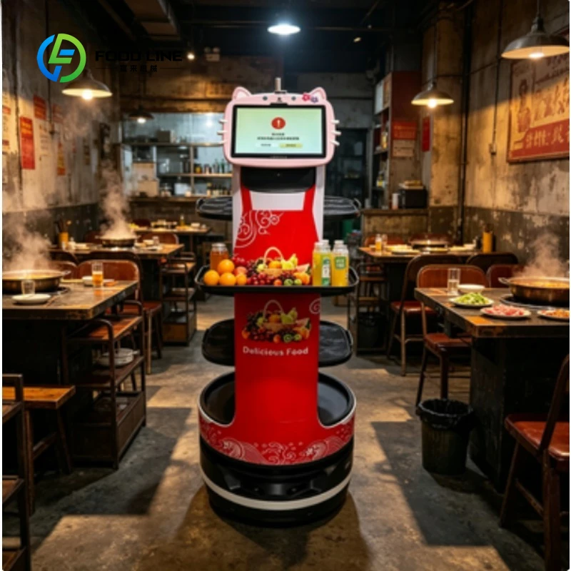 Custom Autonomous Navigation Food Delivery Robot, Intelligent Service Robot for Restaurant Hotel Commercial Catering