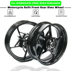 Motorcycle Front and Rear Wheel Assembly Wheel Rim Steel Rim For KAWASAKI Z900 Z650 NINJA650 Wheels Rims