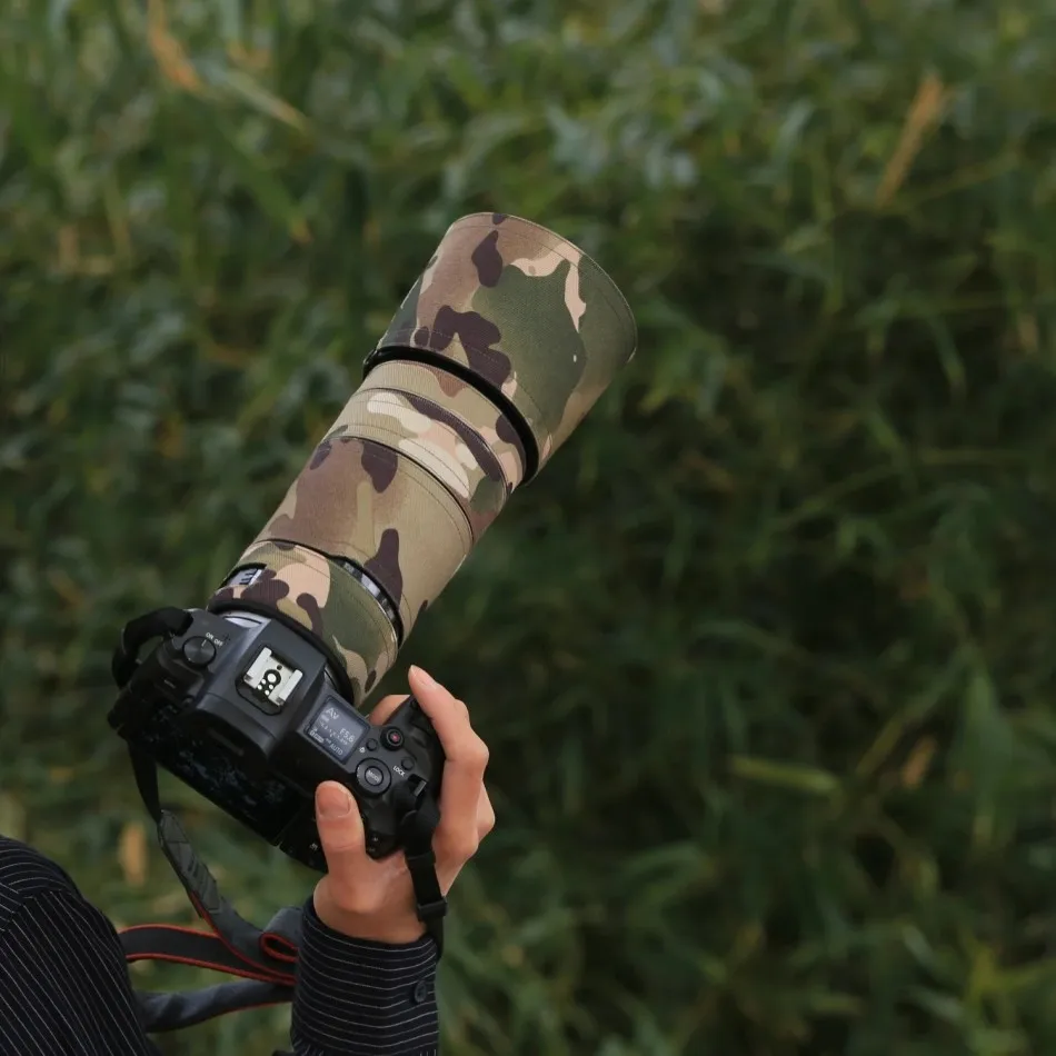 copertura-protettiva-per-lenti-mimetiche-rolanpro-per-canon-rf-100-400mm-f56-8-is-usm-impermeabile-e-antipioggia-elastica