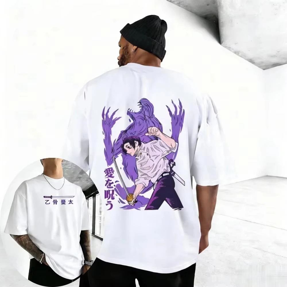 Japanisches Anime Jujutsu Kaisen Okkotsu Yuta Bedrucktes T-Shirt für Herren und Damen, Herren-Top, Sport-T-Shirt, Sommer 2026 Neuheit
