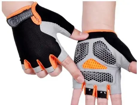 Anti Slip Shock Breathable Half Finger Gloves Men Women Half Finger Gloves Breathable Cycling Gloves Bicycle Gloves Bike Gloves