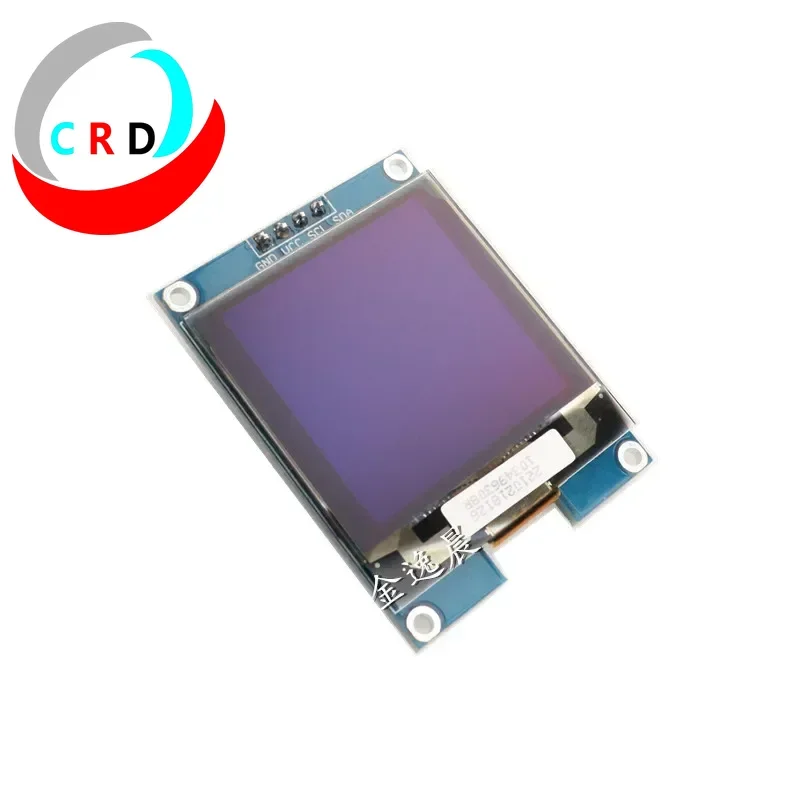 Chanruida 1.5 polegadas OLED LCD 128x128 tela pequena SSD1327Z escala cinza módulo de 4 pinos IIC display lcd monitor raspberry pi