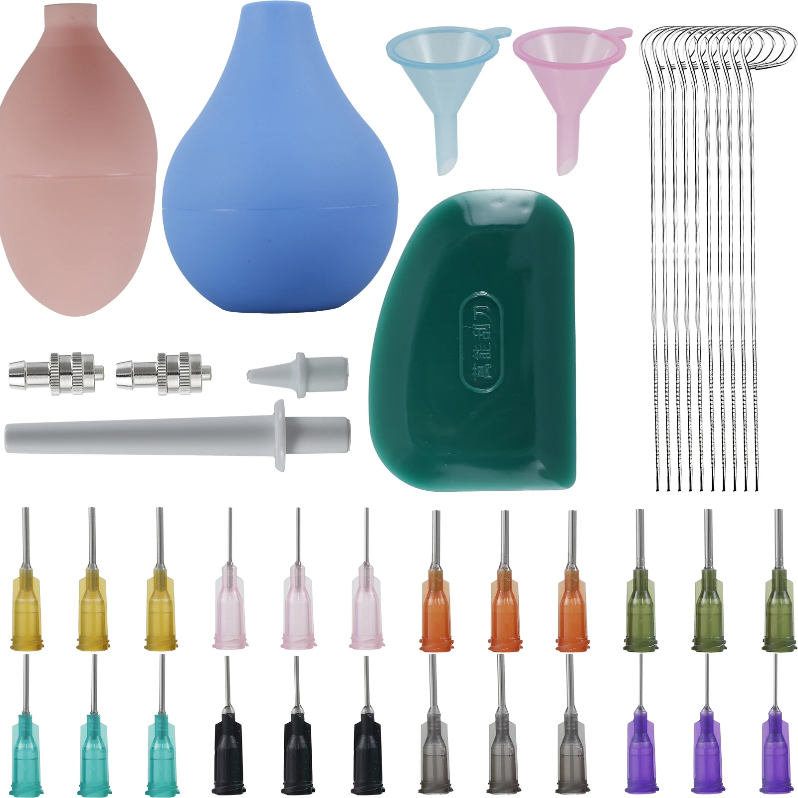 Pottery Precision Applicator Set Precision Tip Applicator Slip Trailer Bottles Needles & Funnels Ceramic Painting Pottery Tools