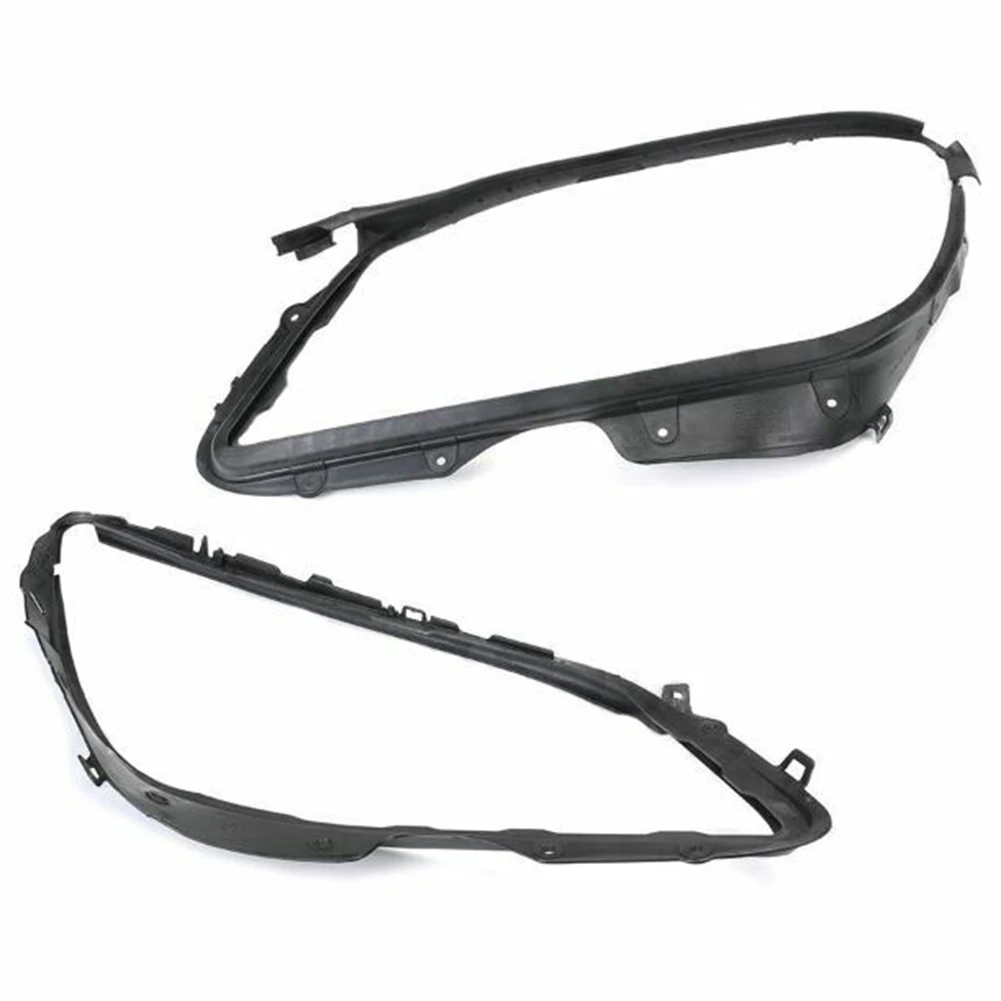 Gaskets Pair Headlight Cover Headlight Cover Gaskets Headlight Plug-and-play Seal Strips Auto Parts For Mercedes W204