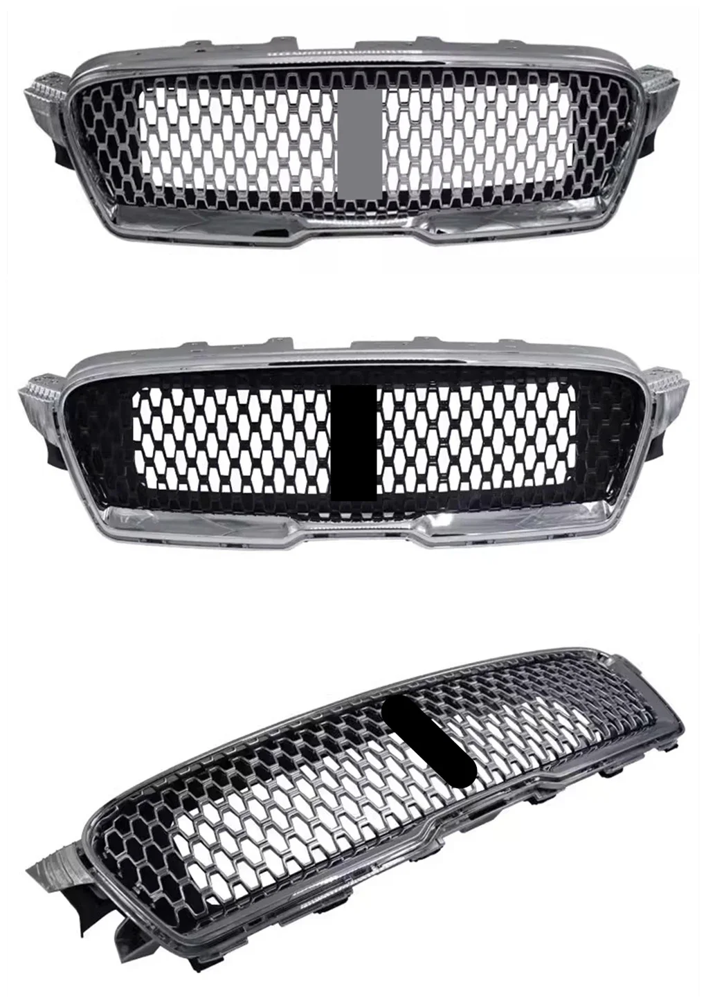 

Car Front Bumper Grill Mask Radiator Grille for 17-20 Lincoln MKZ