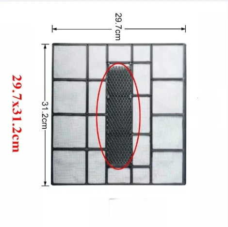 

​ 2 шт. оригинальный фильтр для кондиционера Haier пылезащитный антибактериальный для удаления формальдегида для 1P 1,5P настенный переменный ток ​ ​