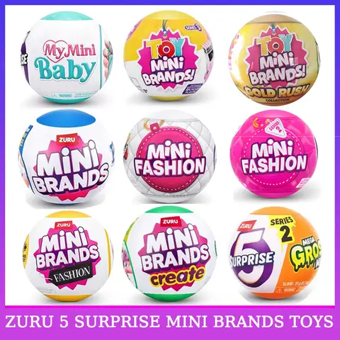 Zuru 5 Mini marcas de juguetes sorpresa Zuru caja ciega misteriosa juguete en miniatura Original caja ciega sorpresa para niños regalos de juguete juguetes lindos