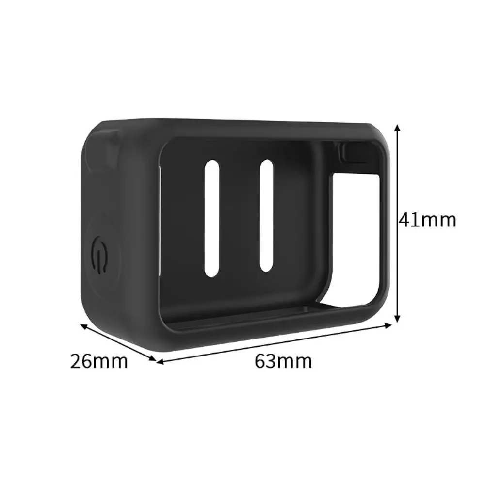 حافظة واقية من السيليكون الناعم مضادة للخدش ومضادة للصدمات غطاء الجسم لملحقات كاميرا DJI Osmo Nano Action