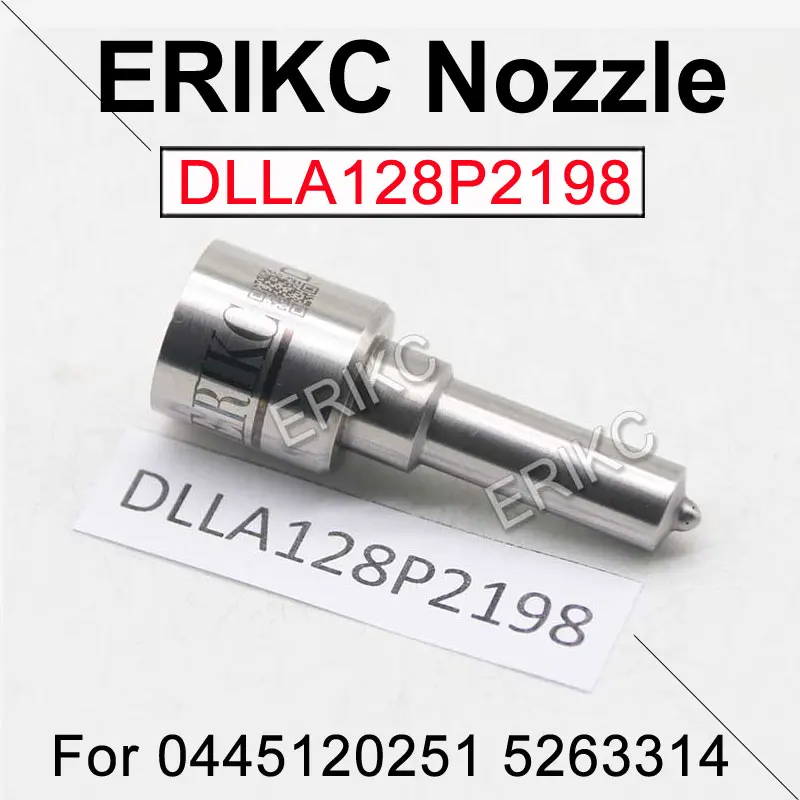 DLLA128P2198 Fuel Injector Parts Nozzle DLLA 128 P 2198 Diesel Parts For BOSCH Cummins Vehicles Fuel Injector 0445120251 5263314