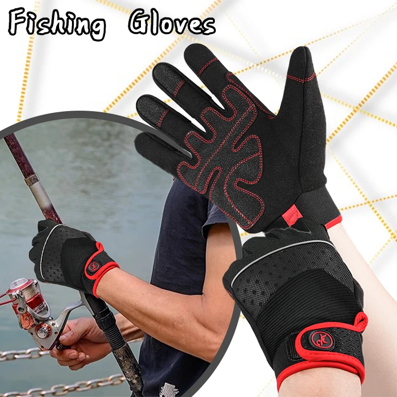 

1Pair Fishing Gloves Catching Protect Hand Professional Release Antislip Garden Work Fish Gloves Anti-Uv Men Women Driving Glove