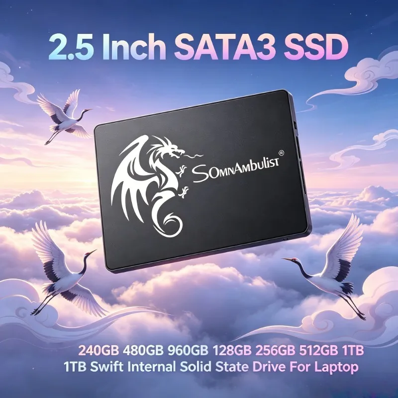 

Hot Selling Premium SomnAmbulist 2.5" SATA3 Drive Shockproof Design Durable PC Internal Storage