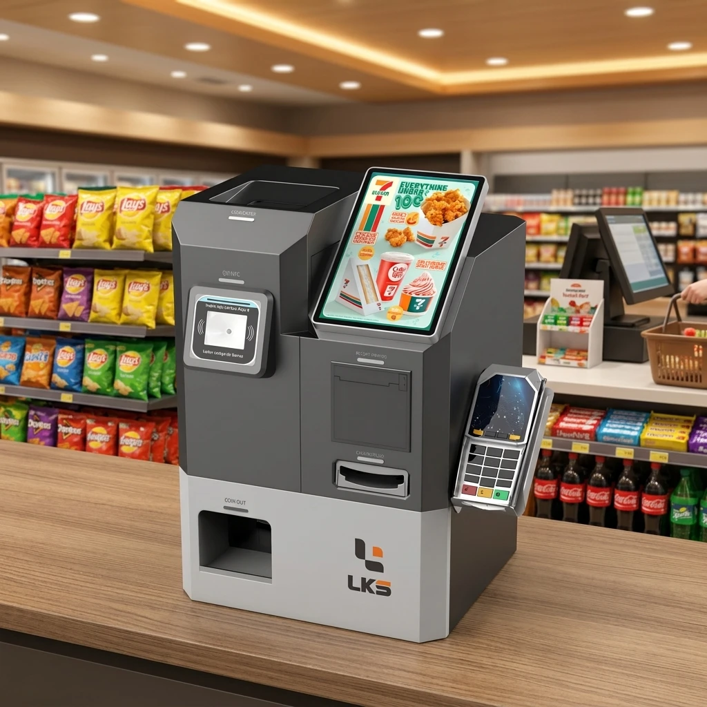 Smart Certified Android Unattended Mobile Cash Ordering System Self Service Kiosk Machine QR POS NFC Payment Terminal