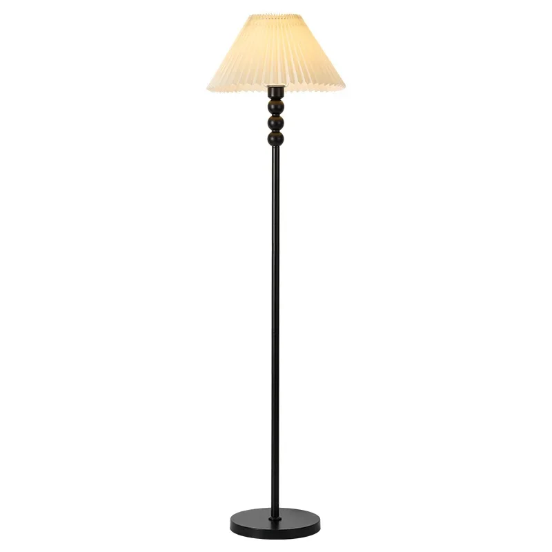 

pleated floor lamp living room high value American retro sofa next to decorative atmosphere bedroom bedside floor lamp