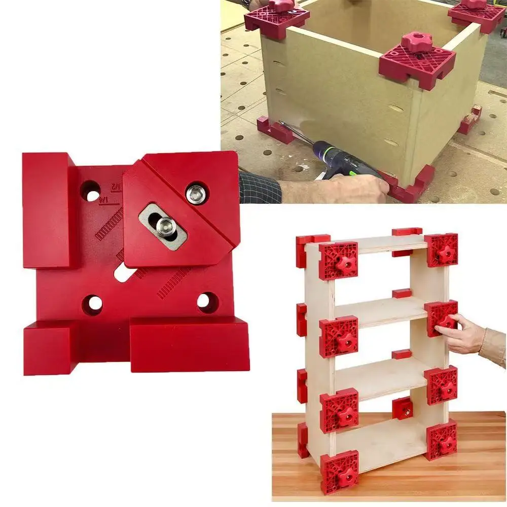 1Pcs 90 Degree Corner Clamps for Woodworking Angle Clamp Tool Fast Adjustable Quick Spring Holder Photo Picture Frame Fixer
