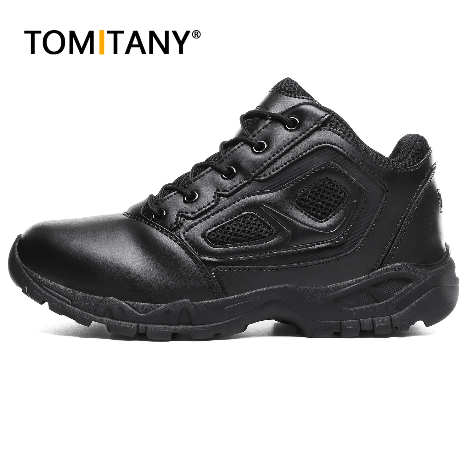 

Tactical Boots Men Boots Special Force Desert Combat Boots Ankle Shoes Men Work Safty Shoes