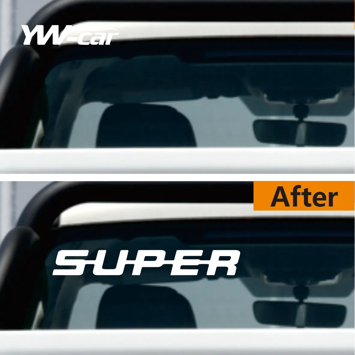 Enhance Your Scania SUPER Cab with 2 - Piece Vinyl Window Decal Set: Upgrade Your Truck's Look Instantly - Image 4