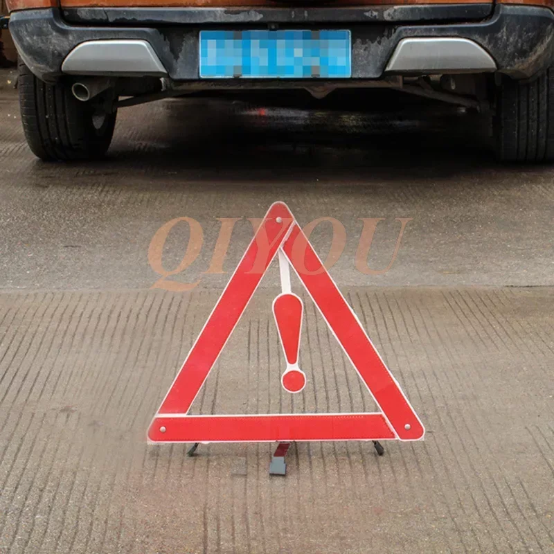 Car Safety Reflective Triangle Sign Stop Warning Board Foldable Vehicle Emergency Breakdown Tripod Reflector