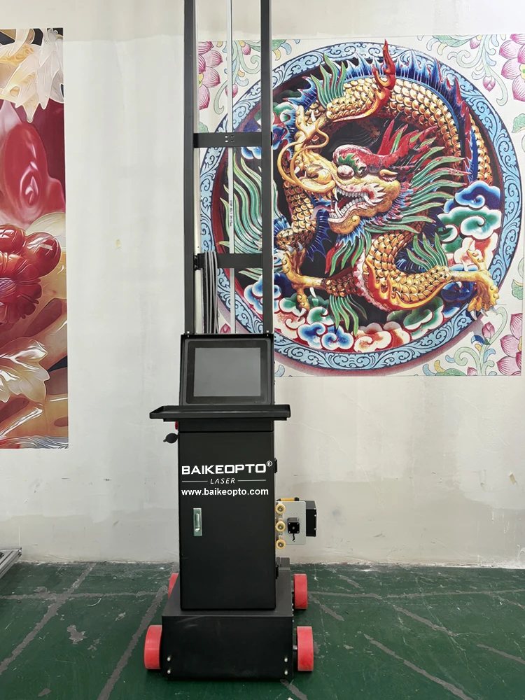 Factory Sale 3D Glass Tile Brick Whity Wall Painting Machine UV Ink Vertical Wall Printer BK-UP200M Pro