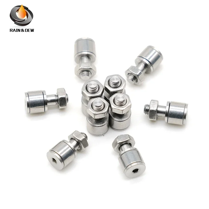 1Pcs CFS2.5V Stud Type Cam Follower Bearings  KR5 SUS304 Stainless roller track runner bearing M2.5X5X9.5mm