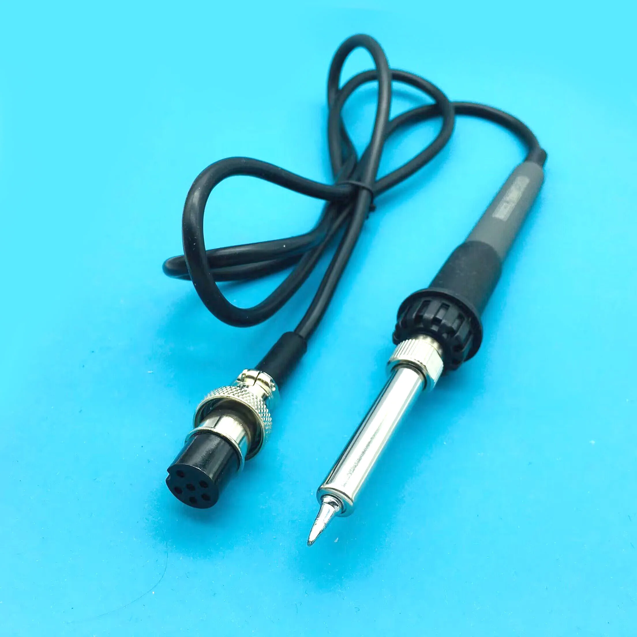 1PCS ESD 20H-90W Handle Assembly + 5tip For QUICK 203H 203 Soldering Station Electric Soldering Iron silicone cable Handle