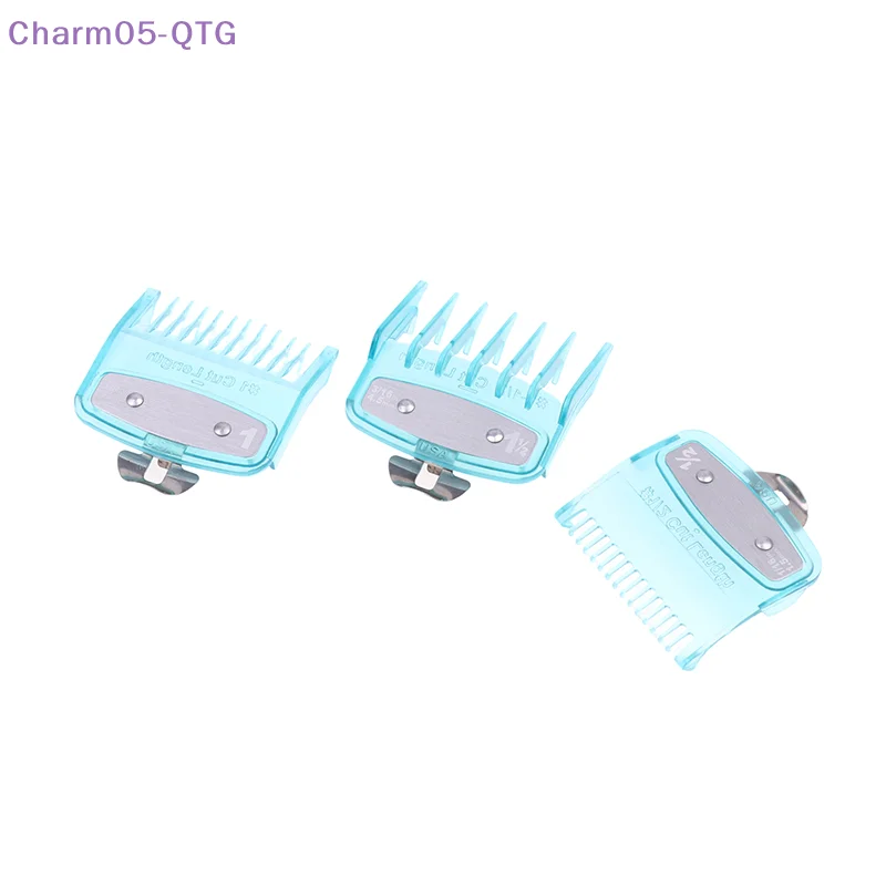 หวีรองตัดผมแบบใหม่ 2/8/10 ชิ้น อุปกรณ์เสริมสำหรับปัตตาเลี่ยน ขนาด 1.5/3/4.5/6/10/13/16/19/22/25 มม.