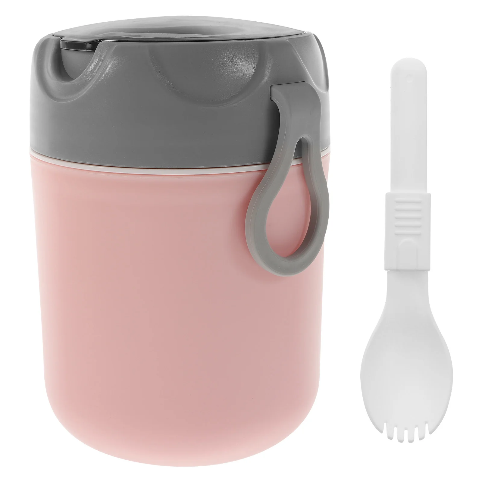 Breakfast Cup Colored Oatmeal Container Anti-leak Porridge Outdoor Cereal Storage Soup Food Pp Office Milk Holder