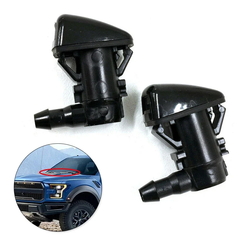 

Auto Wiper Nozzle BC3Z-17603-A Black Cleaning F-350 F-450 For Ford Replacement Washer Windshield 2011-2016 Useful