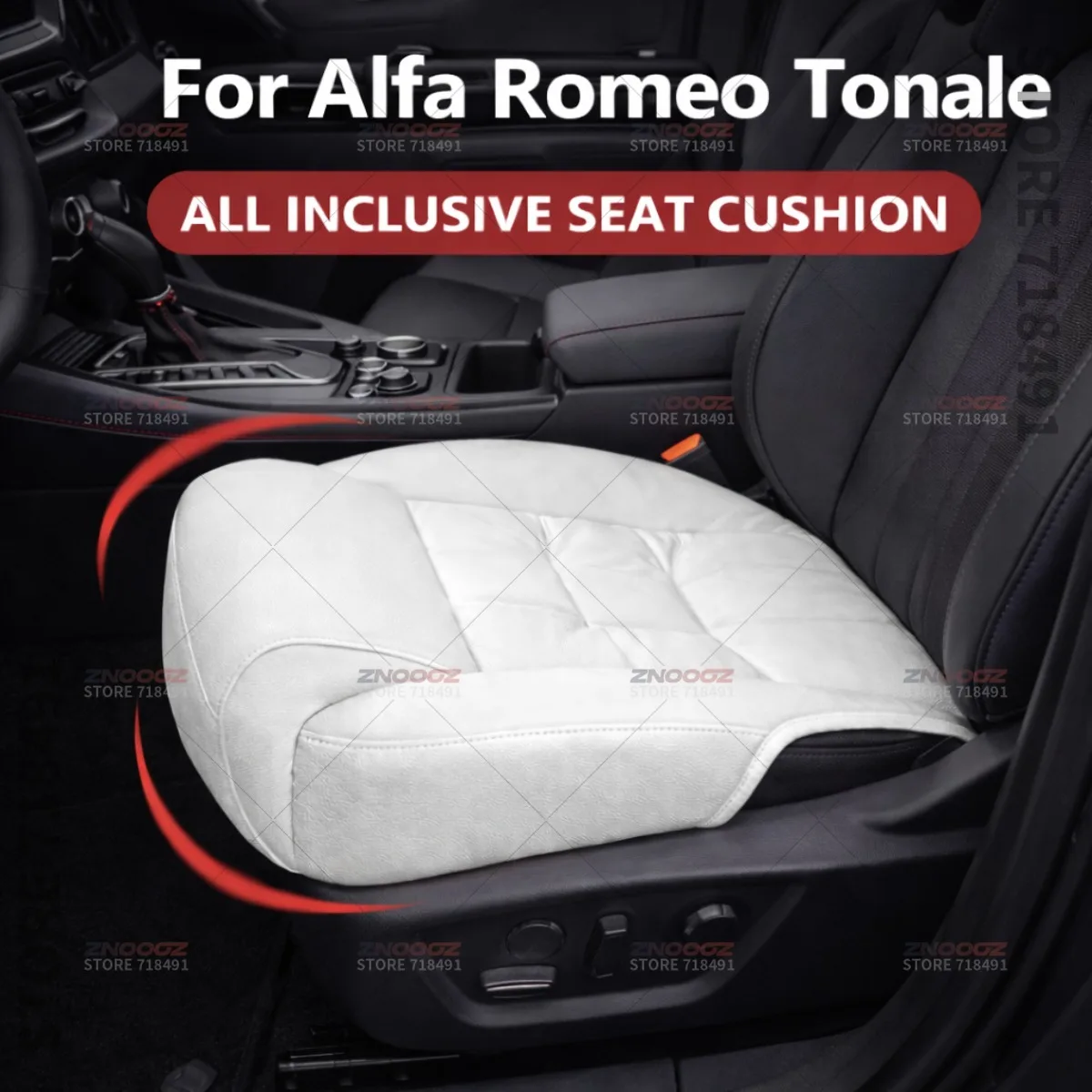 

Подушка-удлинитель для поддержки ног на сиденье автомобиля Alfa Romeo Tonale, из пены с эффектом памяти, аксессуар для интерьера