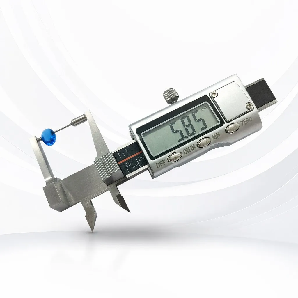 NEW Diamond Gemstone Digital Gauge Jewelry Measure Tool Mini Pocket Caliper 0-25mm 0.01mm