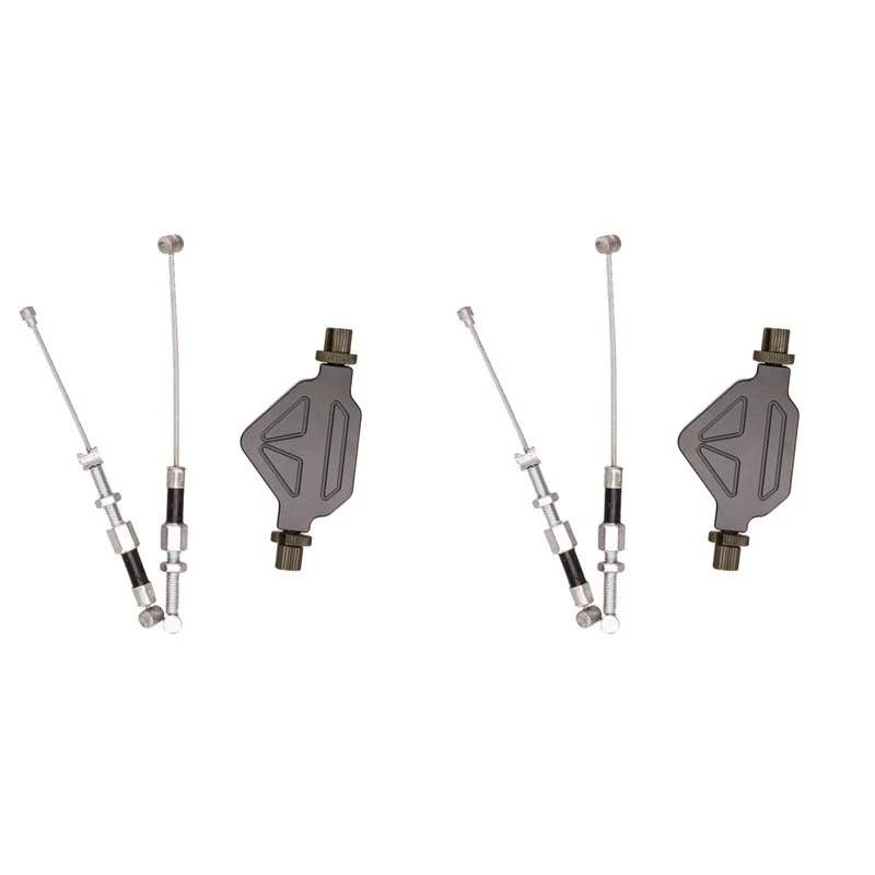 2X Motorcycle Off-Road Universal Stunt Clutch Easy Pull Cable Line Aluminum Alloy Clutch System-AS55