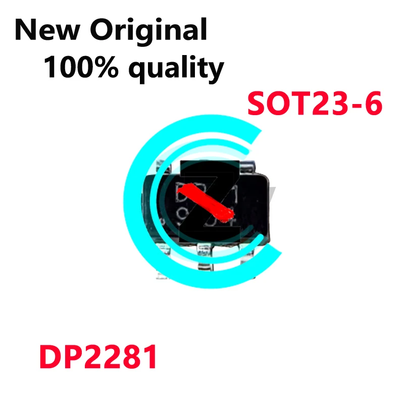10-100/PCS New Original DP2281 SOT23-6 silk screen DP81 high performance AC and DC offline power adapter control chip  In Stock