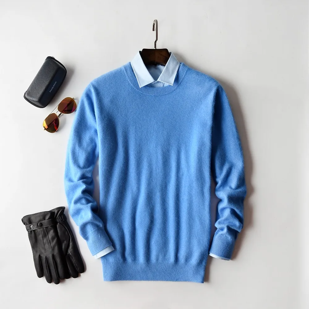 Cashmere cotton sweater men 2023 autumn winter jersey Jumper Robe hombre pull homme hiver pullover men o-neck Knitted sweaters