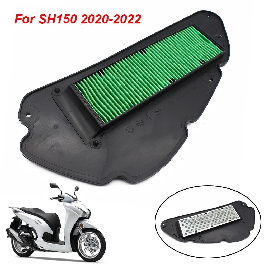 

Motorcycle Replacement Air Intake Filter Cleaner Element Motorbike Air Filter For Honda SH150 SH 150 2020-2022