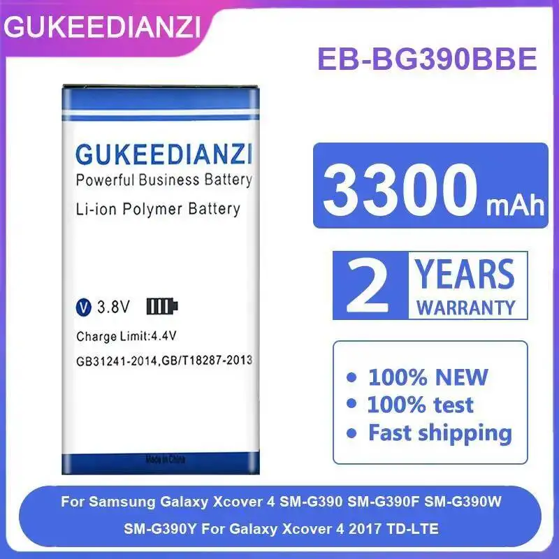 

Battery EB-BG390BBE 3300Mah For Samsung Galaxy Xcover 4 SM-G390 SM-G390F SM-G390W SM-G390Y 2017 TD-Lte