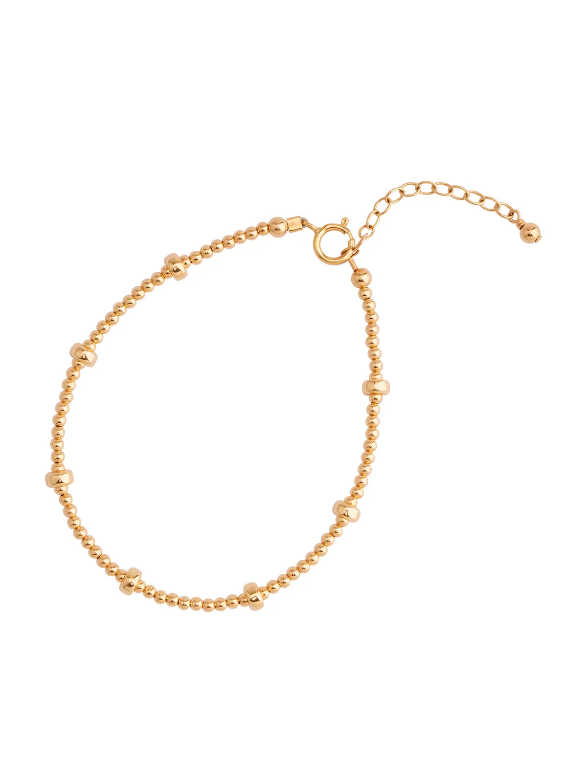 

Lii Ji 14k Gold Filled Beads Bracelet No Fade Women Jewelry Gift 16+3cm
