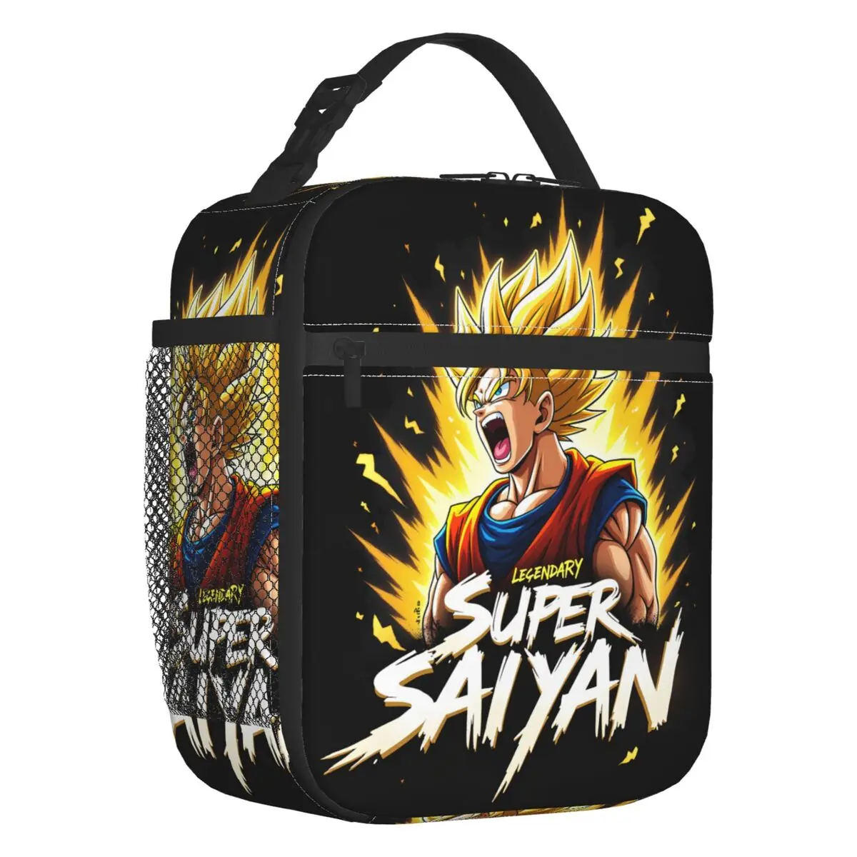 

Многоразовые ланч-боксы с изображением персонажей аниме Dragon Ball Z (Гоку) для женщин и мужчин, водонепроницаемые термосумки-холодильники для еды, изолированные сумки для обедов в офисе и на работу